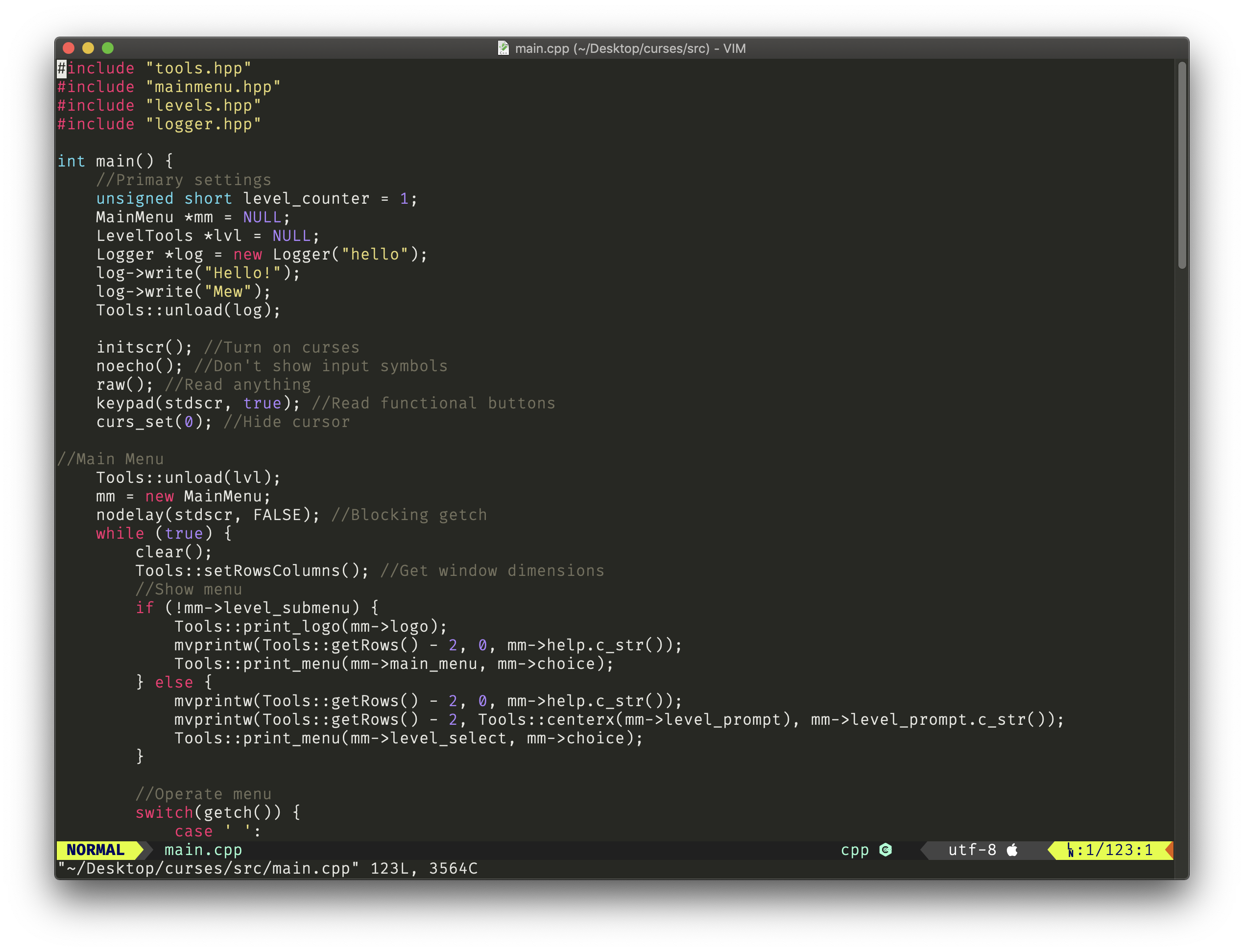 Делаем из Vim-а конфетку - 9 Делаем из Vim-а конфетку - 9