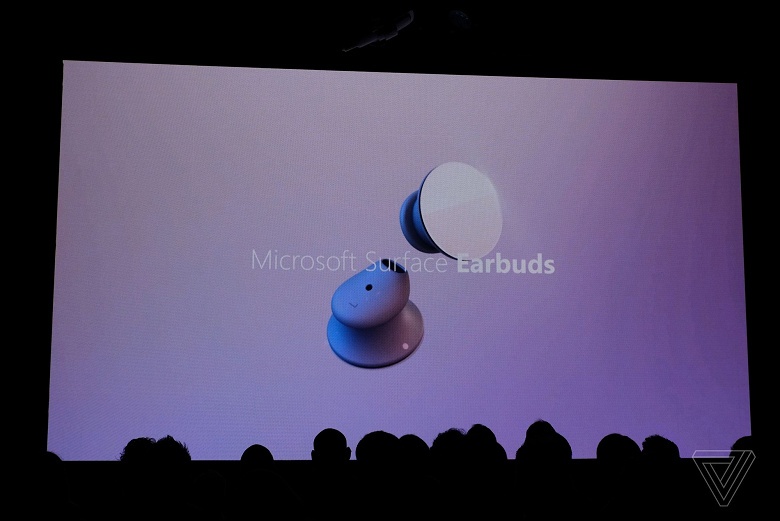 Самый функциональный конкурент AirPods 2: Microsoft представила беспроводные наушники Surface Earbuds, которыми можно перещелкивать слайды в PowerPoint - 1 Самый функциональный конкурент AirPods 2: Microsoft представила беспроводные наушники Surface Earbuds, которыми можно перещелкивать слайды в PowerPoint