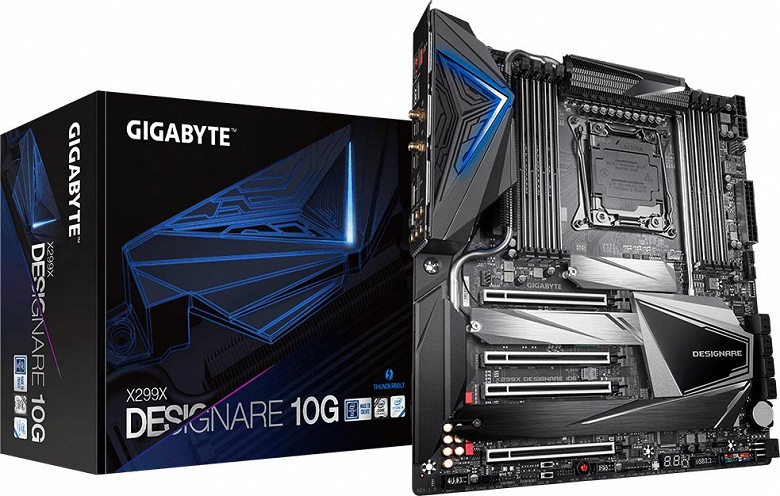 Серию системных плат Gigabyte X299X открыли три модели 