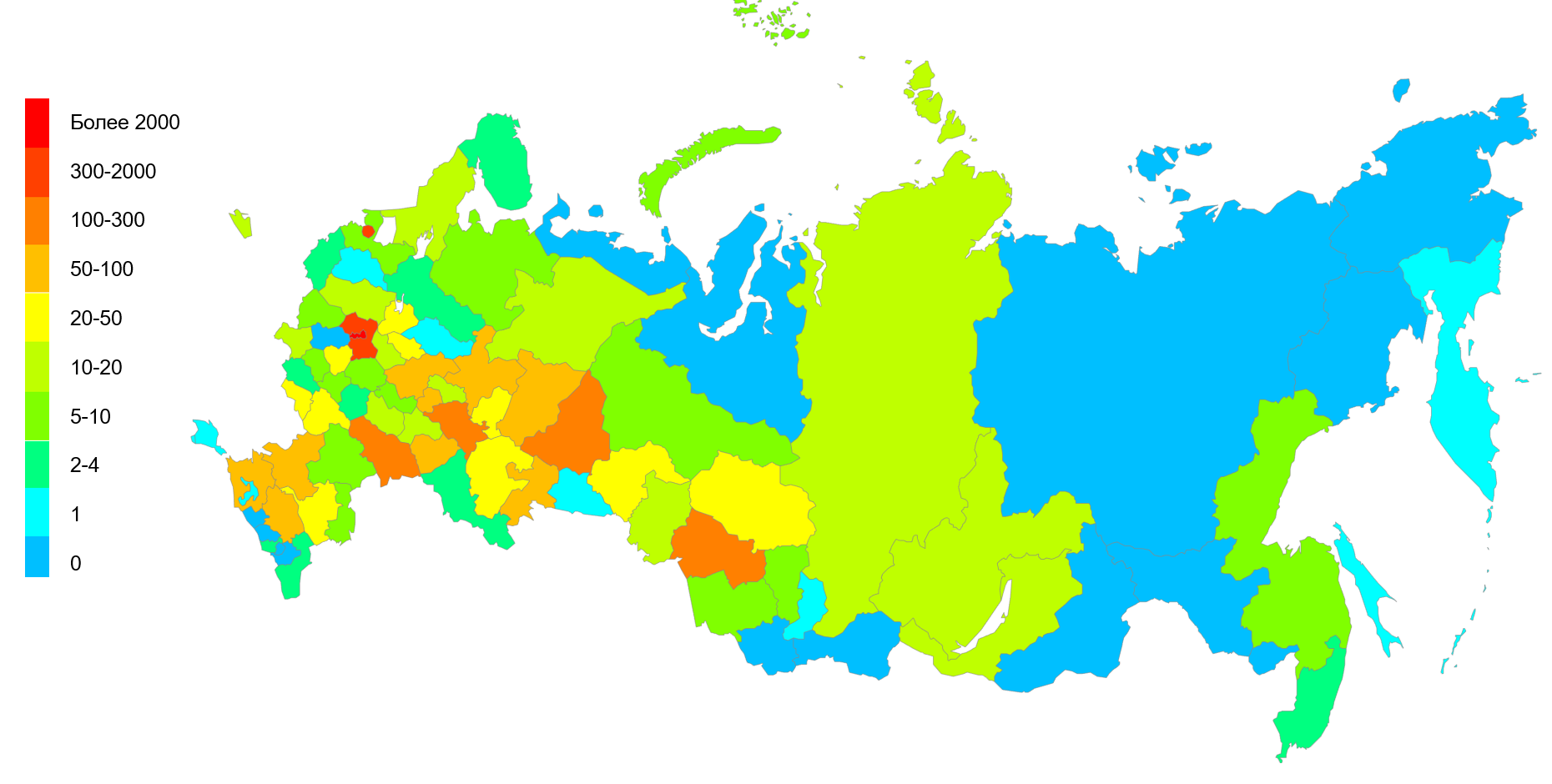 Лицо российского софта. Или немного статистики из Единого реестра российских программ для ЭВМ и БД - 7