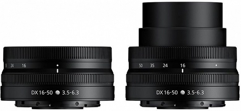 Объектив Nikkor Z DX 16-50mm f/3.5-6.3 VR будет складным и очень компактным