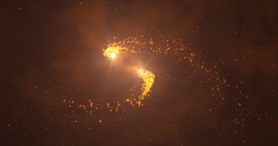 Уникальная фотография двойной звезды: космическое чудо