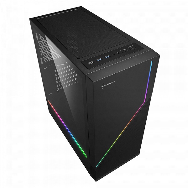Оформление корпуса Sharkoon RGB Flow радует минимализмом - 1 Оформление корпуса Sharkoon RGB Flow радует минимализмом