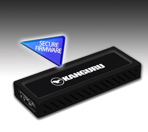 Внешний SSD Kanguru UltraLock рассчитан на подключение к порту USB-C и снабжен переключателем защиты от записи