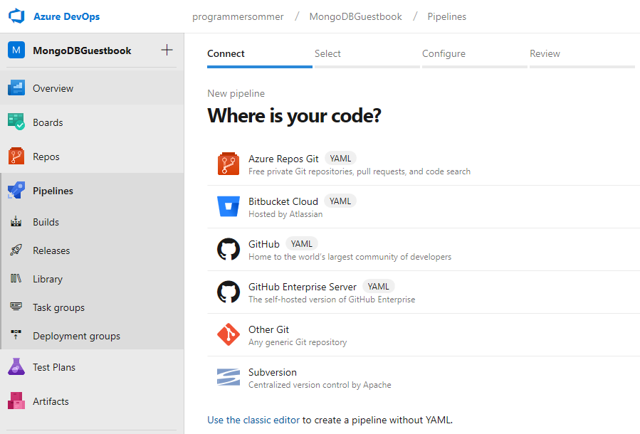Лайфхак – пишем и бесплатно хостим в облаке вебсайт с гостевой книгой - 14 Выбор системы контроля версий