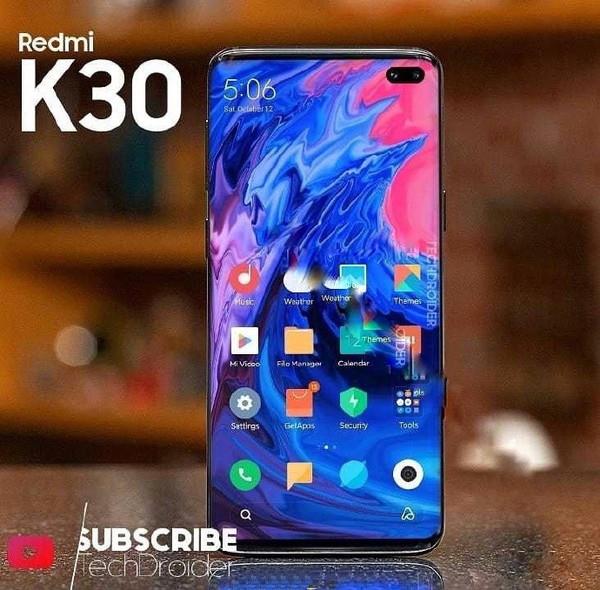 Не отличить от Samsung Galaxy S10+. Redmi K30 позирует на изображении во весь рост