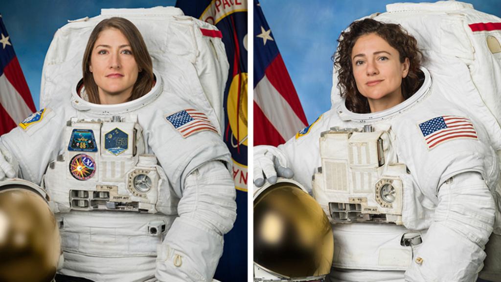 Состоялся первый в истории выход в открытый космос двух женщин - 1