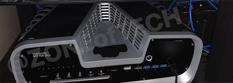 6 портов USB, V-образный вырез и встроенная камера: опубликовано живое фото PlayStation 5