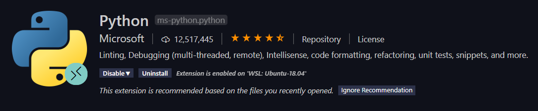 Windows 10 + Python=VS Code + WSL - 5 image