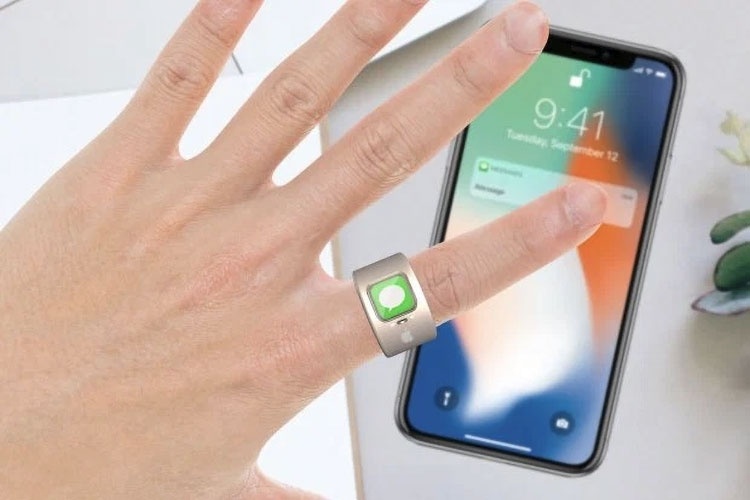 Apple может работать над умным кольцом для управления iPhone без касаний