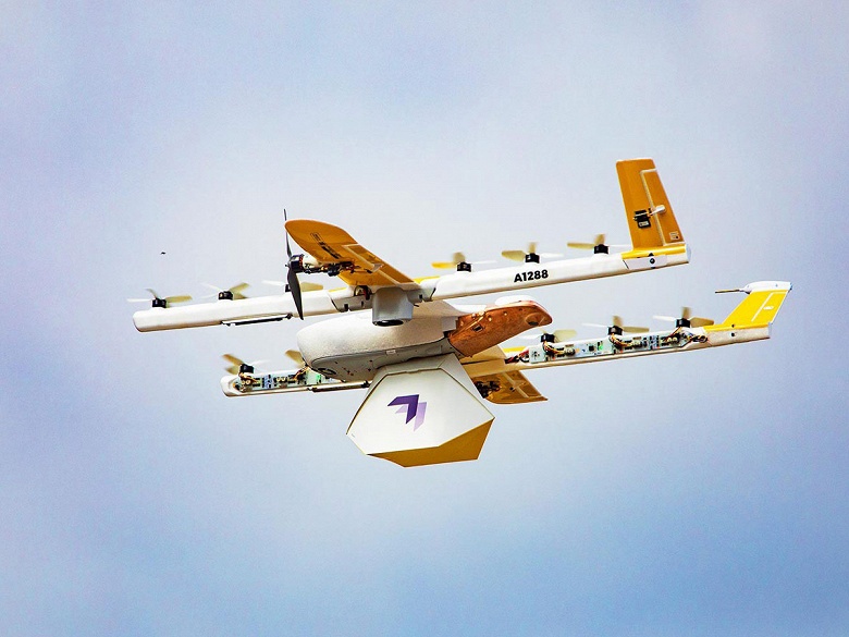Wing начинает доставку мелких грузов с помощью дронов в одном из городов США 
