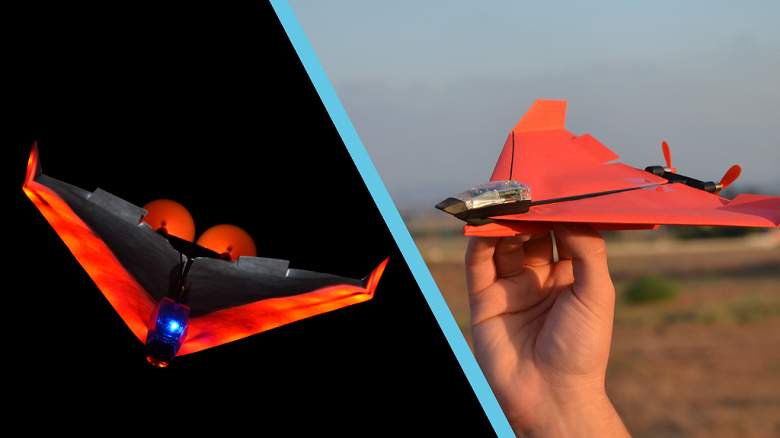 Управляемый со смартфона бумажный самолётик собрал более миллиона долларов на Kickstarter