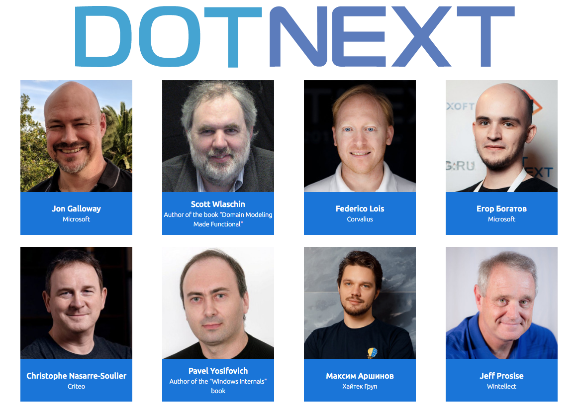 Обзор программы DotNext 2019 Moscow: кто и о чём расскажет? - 1