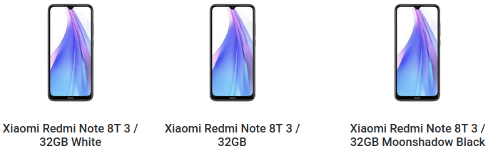 Redmi Note 8T с NFC можно будет купить дешевле Redmi Note 8, у которого NFC нет