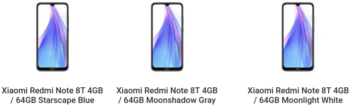 Redmi Note 8T с NFC можно будет купить дешевле Redmi Note 8, у которого NFC нет