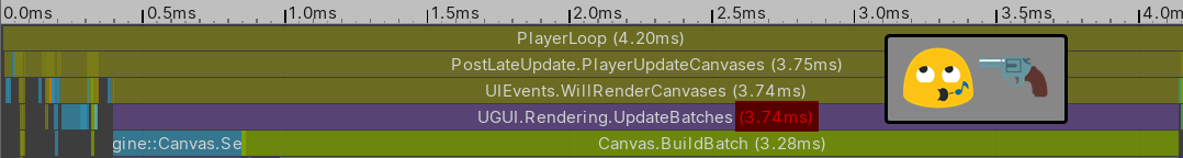 Профилирование Unity UI: кто портит мой батчинг? - 2