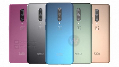 5 не самых обычных цветов. One Plus 8 Pro позирует на новых рендерах