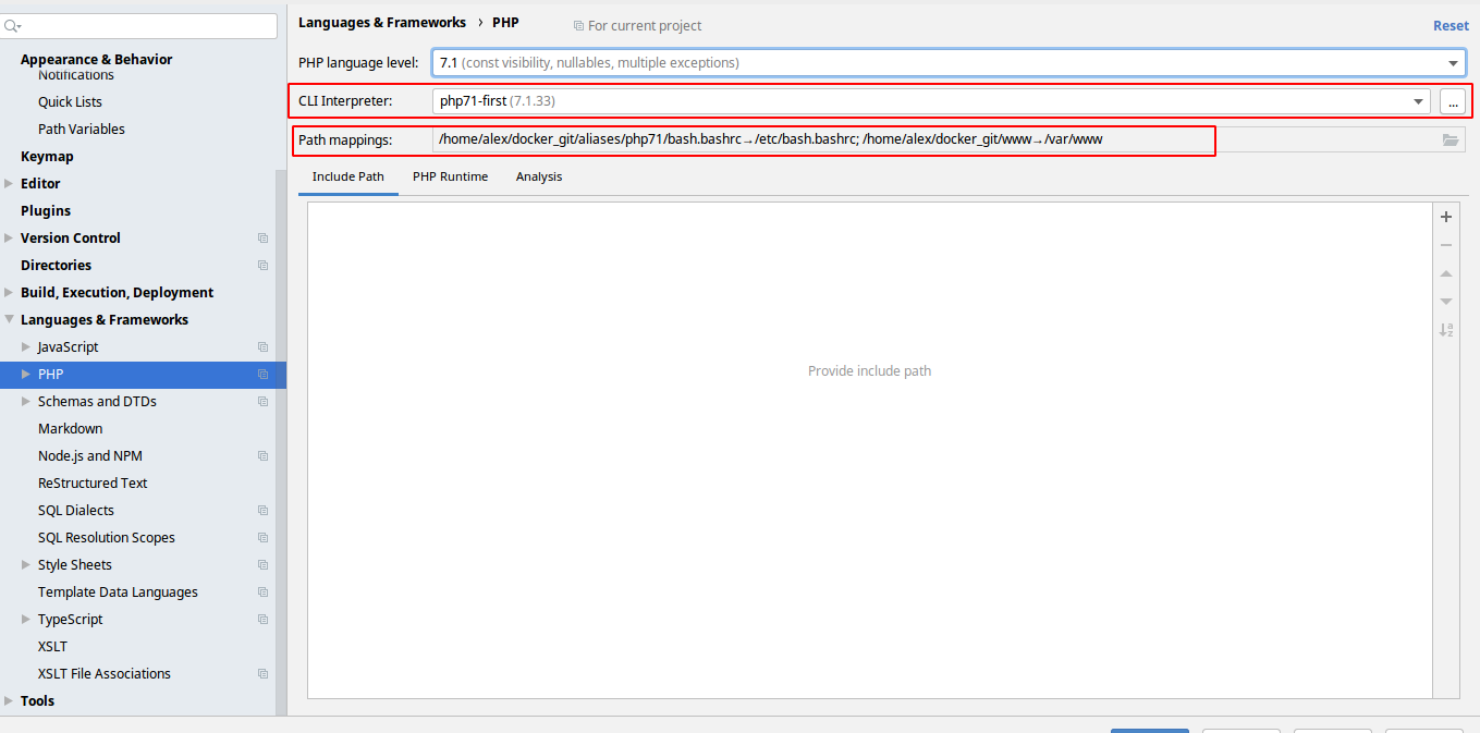 Docker + php-fpm + PhpStorm + Xdebug - 15