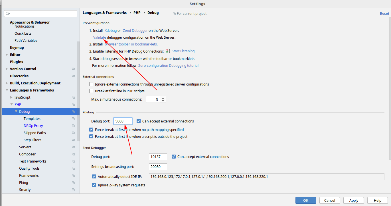 Docker + php-fpm + PhpStorm + Xdebug - 17