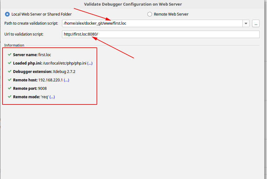 Docker + php-fpm + PhpStorm + Xdebug - 18