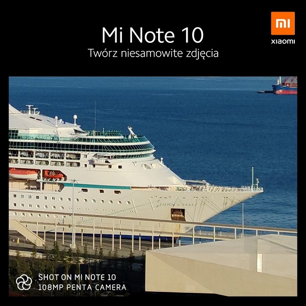 Круизный лайнер Vision of Seas попал в объектив Xiaomi Mi Note 10, который обзавелся датой начала продаж