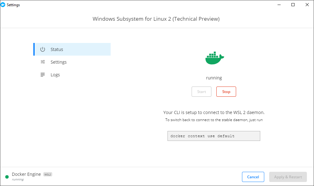 Разработка с Docker на Windows Subsystem for Linux (WSL) - 3