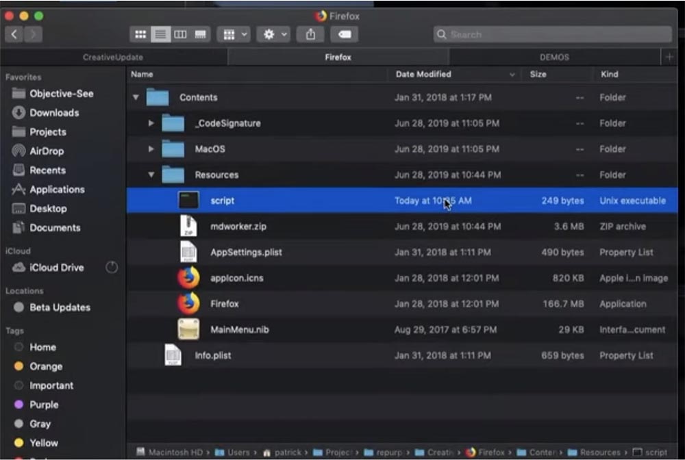 Конференция DEFCON 27. Извлечение пользы из хакерских продуктов для macOS. Часть 1 - 22 Конференция DEFCON 27. Извлечение пользы из хакерских продуктов для macOS. Часть 1 - 22
