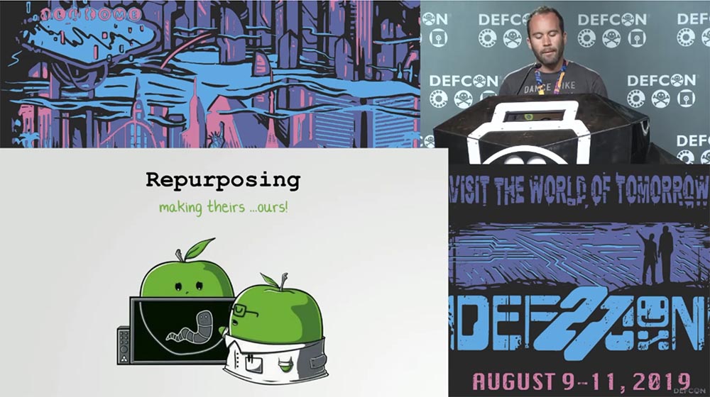 Конференция DEFCON 27. Извлечение пользы из хакерских продуктов для macOS. Часть 1 - 7 Конференция DEFCON 27. Извлечение пользы из хакерских продуктов для macOS. Часть 1 - 7