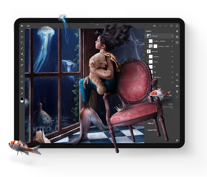 Adobe выпустила полноценный Photoshop для iPad