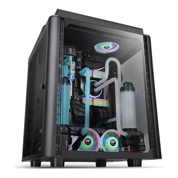 Белый и чёрный: корпус-куб Thermaltake Level 20 HT с поддержкой плат E-ATX