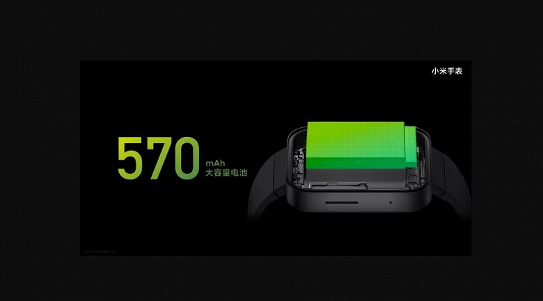 Часы Xiaomi Mi Watch получили огромный аккумулятор, но автономность не впечатляет - 2 Часы Xiaomi Mi Watch получили огромный аккумулятор, но автономность не впечатляет