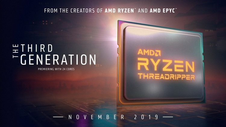 Процессоры Ryzen Threadripper 3000 будут представлены 7 ноября