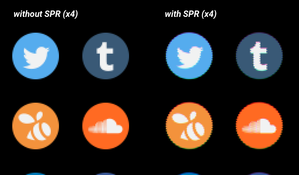 Субпиксельный рендеринг произвольных векторных изображений (Haarmony LCD) - 10 Субпиксельный рендеринг произвольных векторных изображений (Haarmony LCD) - 10