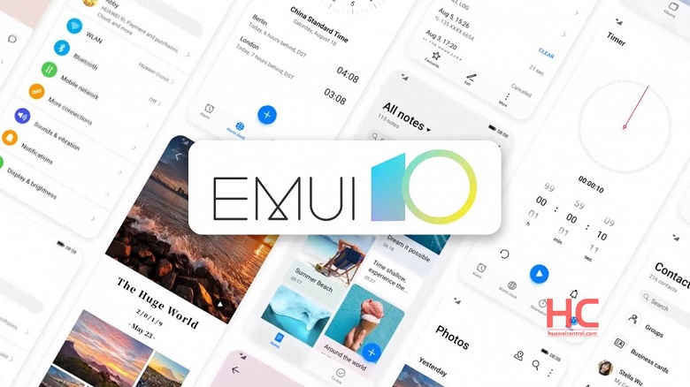 EMUI 10 пришла на Huawei Nova 4e, Honor 20i и ещё три модели смартфонов Huawei 