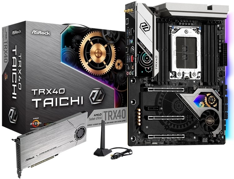 ASRock представила платы TRX40 Creator и TRX40 Taichi для Ryzen Threadripper 3000