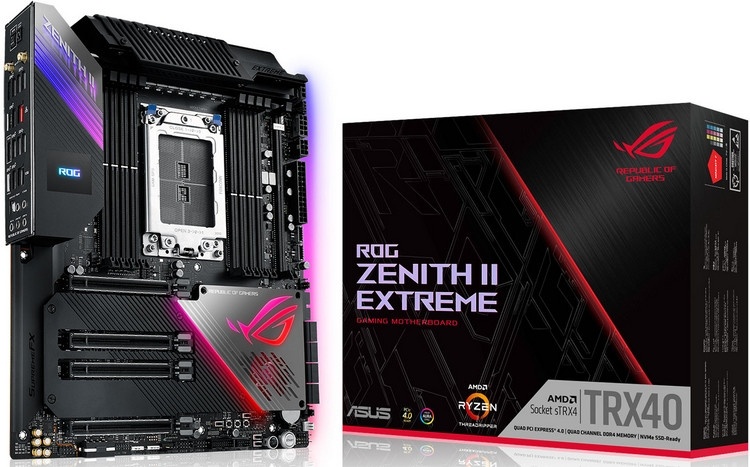 ASUS представила ROG Zenith II Extreme и ещё две платы для Ryzen Threadripper 3000