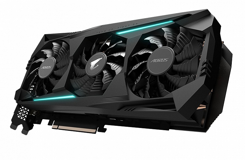 Видеокарта Gigabyte Aorus Radeon RX 5700 XT впечатляет габаритами