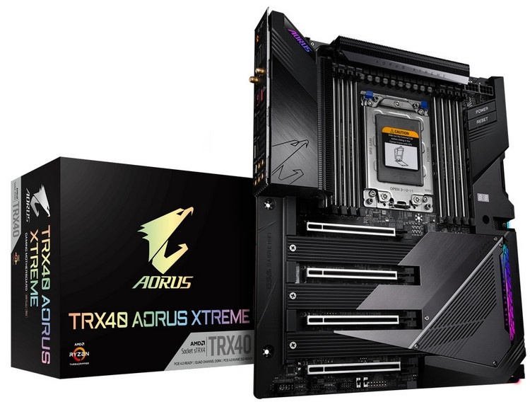 Gigabyte представила четыре материнские платы на чипсете AMD TRX40