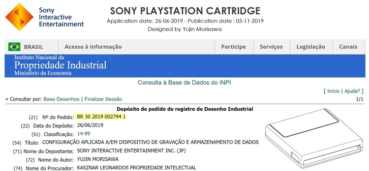 Sony патентует загадочный игровой картридж: возможно, проектируется секретная консоль