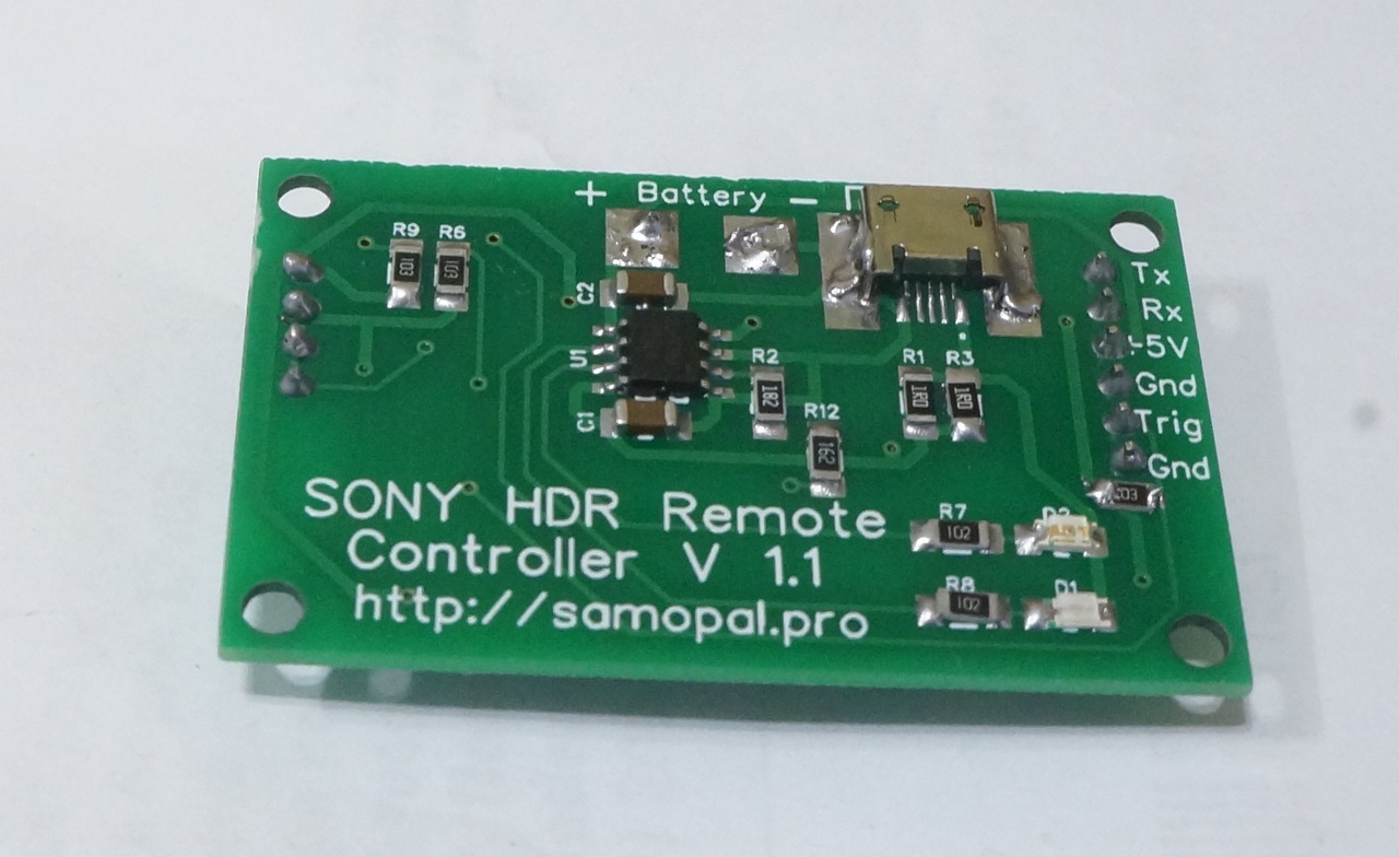 ДУ с внешним триггером для камер SONY HDR на ESP8266 - 13