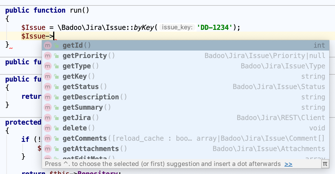 Badoo Jira API Client: магия в Jira на PHP - 7