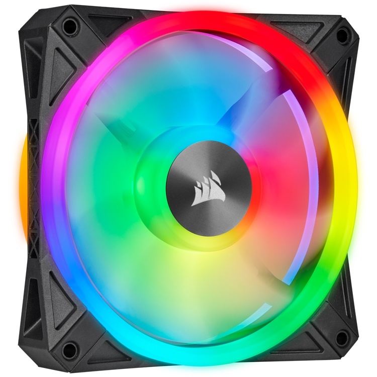 Игра красок: вентиляторы Corsair iCUE QL RGB диаметром 120 и 140 мм Игра красок: вентиляторы Corsair iCUE QL RGB диаметром 120 и 140 мм
