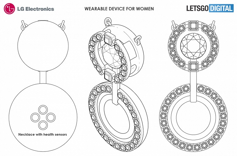 Умные подвески и ожерелья с датчиками, камерами и наушниками от LG 
