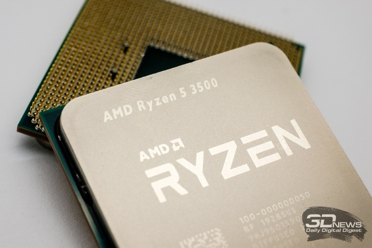 AMD Ryzen 5 3500 станет доступен по всему миру, но лишь в готовых системах