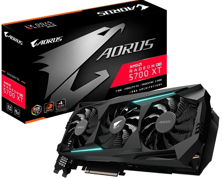 Gigabyte представила Aorus Radeon RX 5700 XT со значительным заводским разгоном