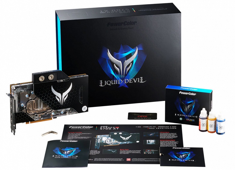 «Дьявольская» видеокарта PowerColor Radeon RX 5700 XT Liquid Devil может похвастаться невероятным заводским разгоном GPU - 2 «Дьявольская» видеокарта PowerColor Radeon RX 5700 XT Liquid Devil может похвастаться невероятным заводским разгоном GPU