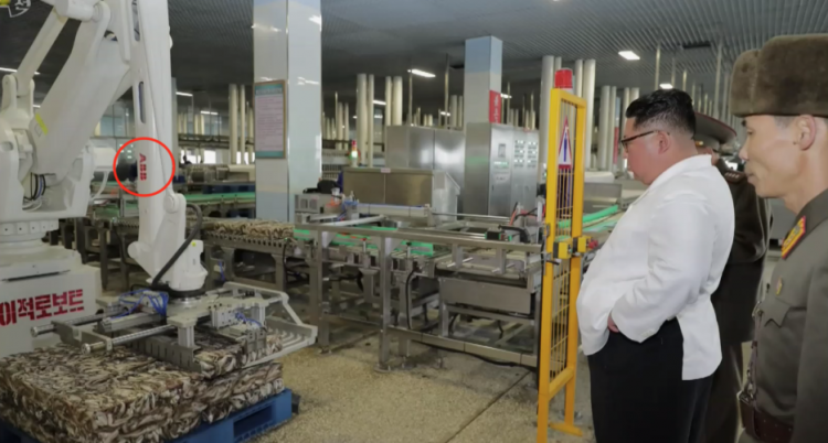 На заводе в Северной Корее замечены роботы швейцарской фирмы ABB