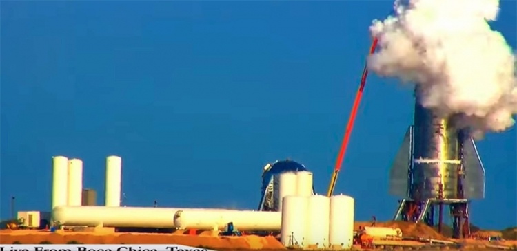Видео дня: взрыв прототипа SpaceX Starship в ходе тестирования Видео дня: взрыв прототипа SpaceX Starship в ходе тестирования