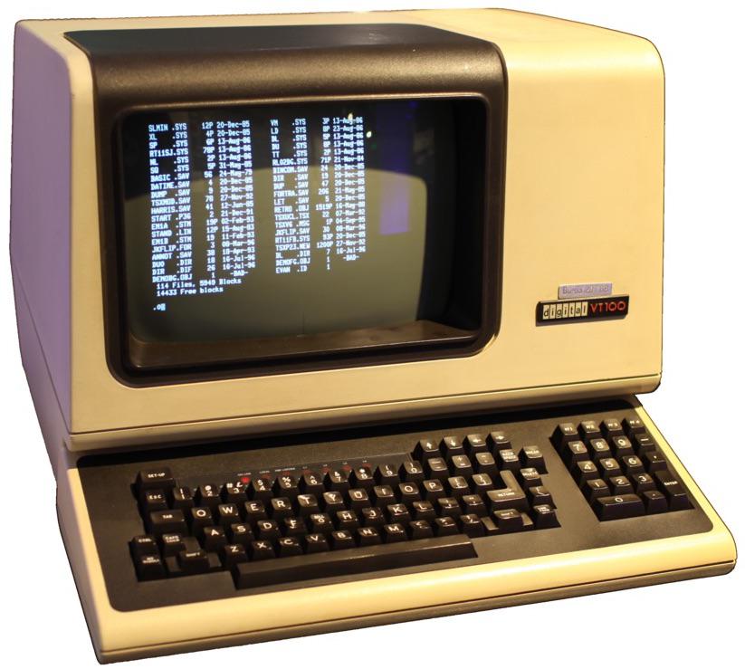 IBM, память на линиях задержки и история дисплея 80×24 символа - 1