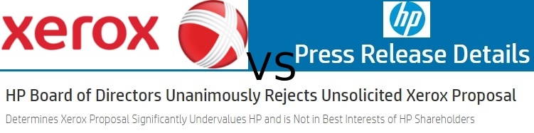 Xerox в ультимативной форме пригрозила HP после отказа на предложение о покупке и слиянии - 1